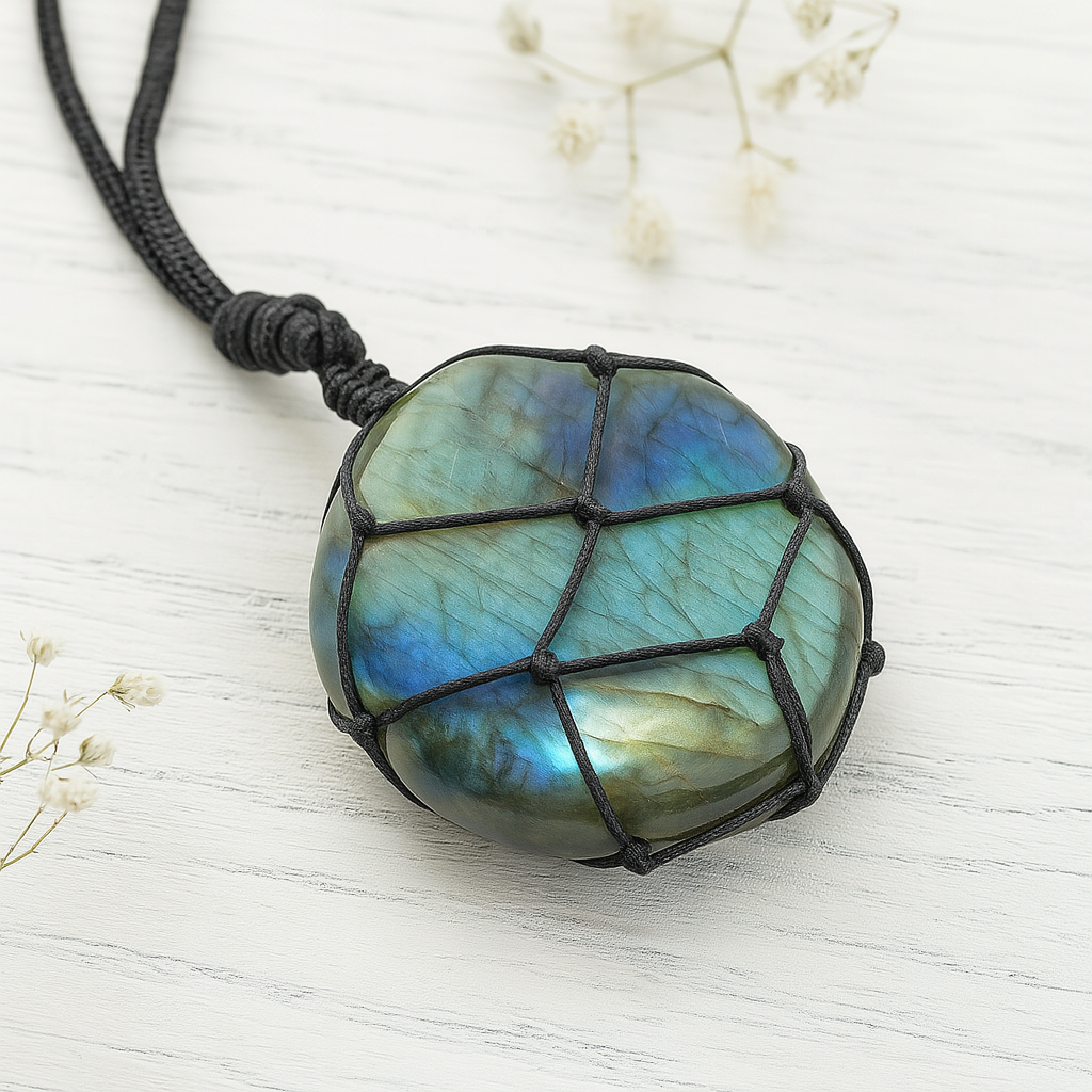 Dragon's Heart Labradorite Necklace Auralya