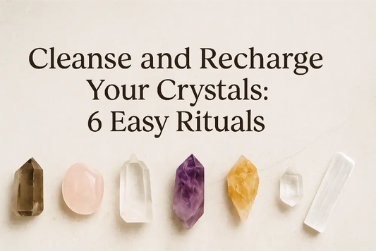 How-to-Cleanse-and-Recharge-Your-Crystals-6-Easy-Rituals Auralya | Spiritual Jewelry
