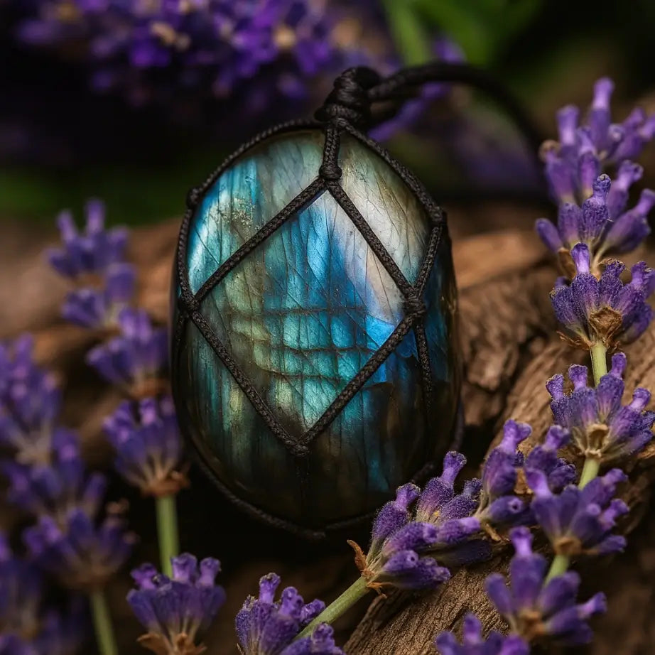 Dragon's Heart Labradorite Necklace Auralya