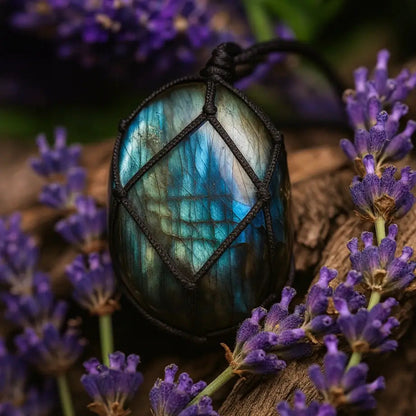 Dragon's Heart Labradorite Necklace Auralya