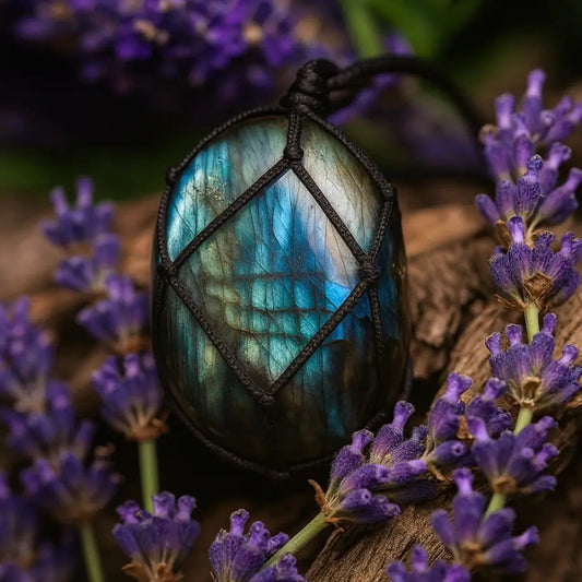 Dragon's Heart Labradorite Necklace Auralya